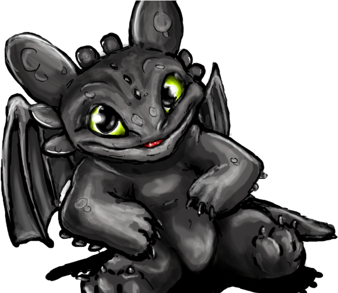Baby Night Fury By Thewebsurfer97 - Illustration (1024x576)