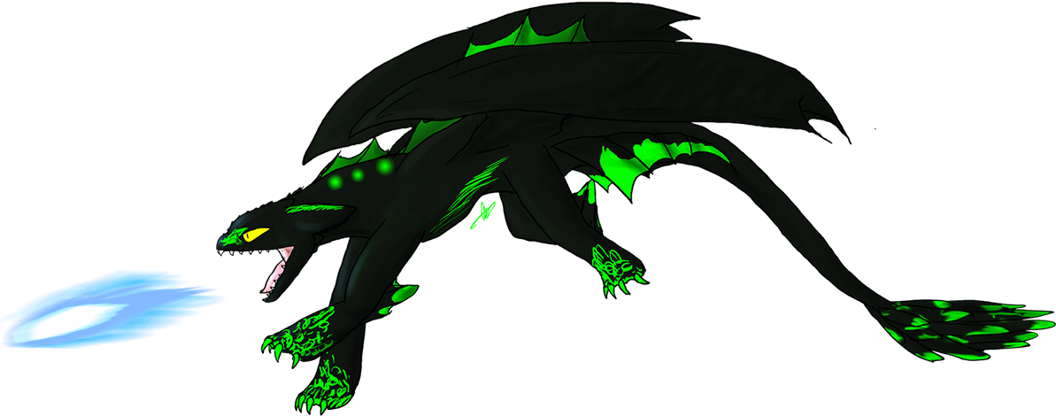 Night Fury Games Night Fury Game Models By Ata4 - Dragon Night Fury Warrior (1200x546)