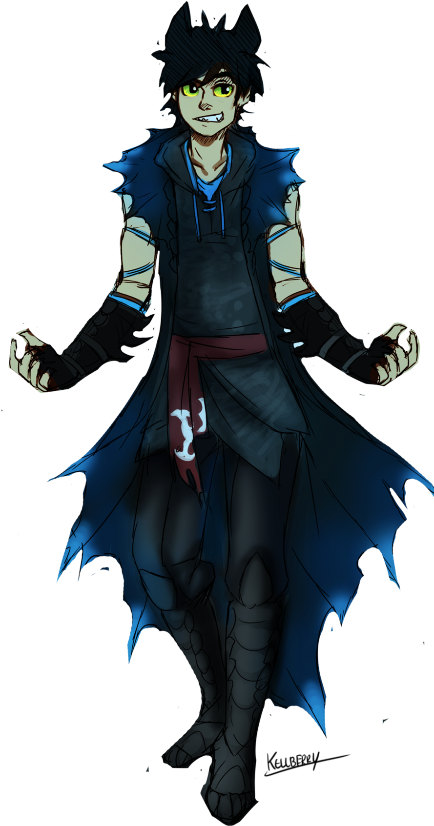 Alpha Night Fury - Cartoon (900x1724)