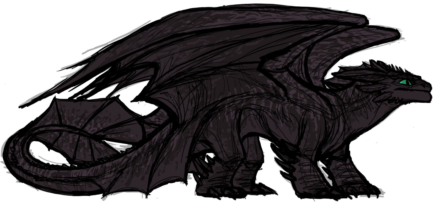 Matthias By Diznits Matthias By Diznits - White Bearded Dragon Drawing (1640x767)