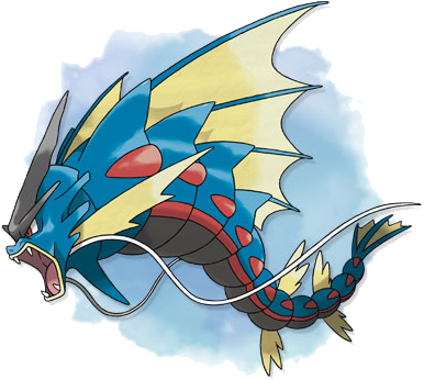 How Is This Not A Dragon - Pokemon Xy Mega Gyarados (400x405)