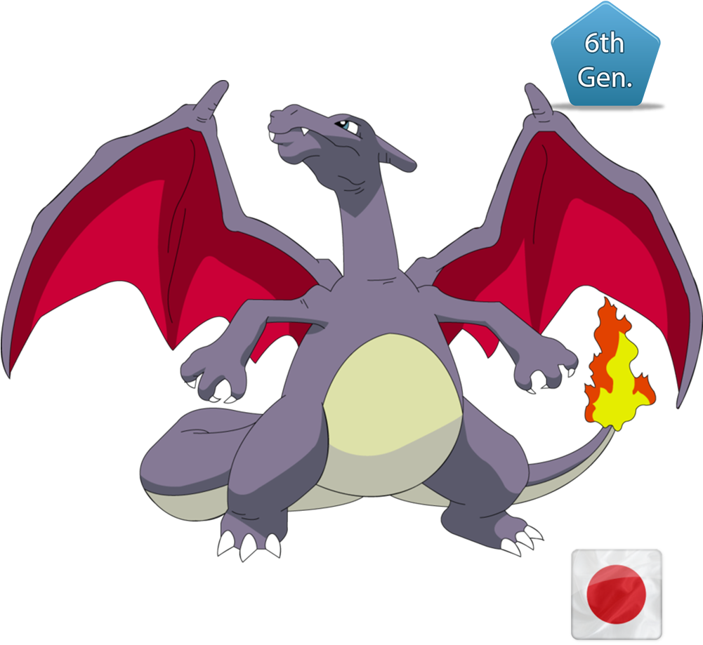 Shiny Mega Charizard Y - Pokemon Tcg Charizard Ex Box (1000x1000)