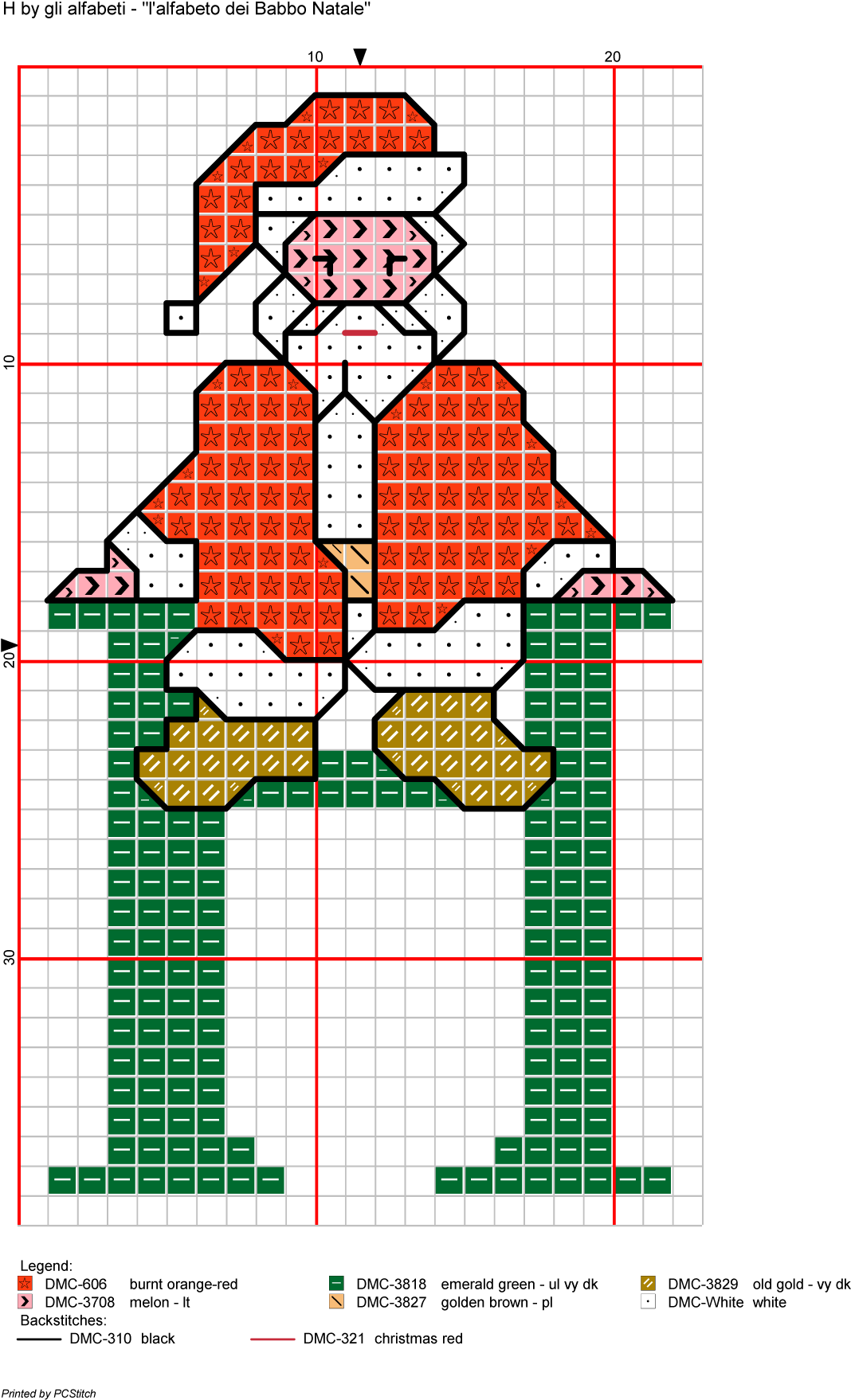 Alfabeto Dei Babbo Natale - Craft (1124x1772)