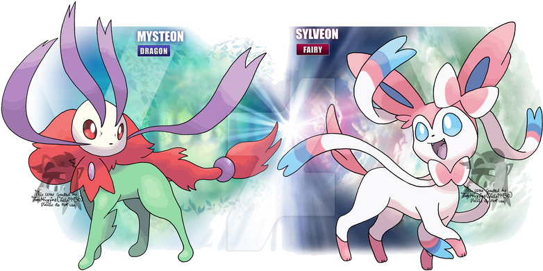Sylveon, Msyteon - Eevee Gen 3 Sylveon (792x397)