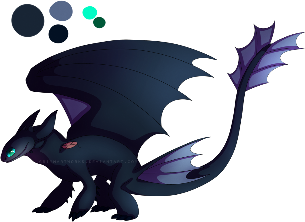 Night Fury, Httyd, Deviantart, Grimm, Train, Dragons, - Dragon (1024x768)
