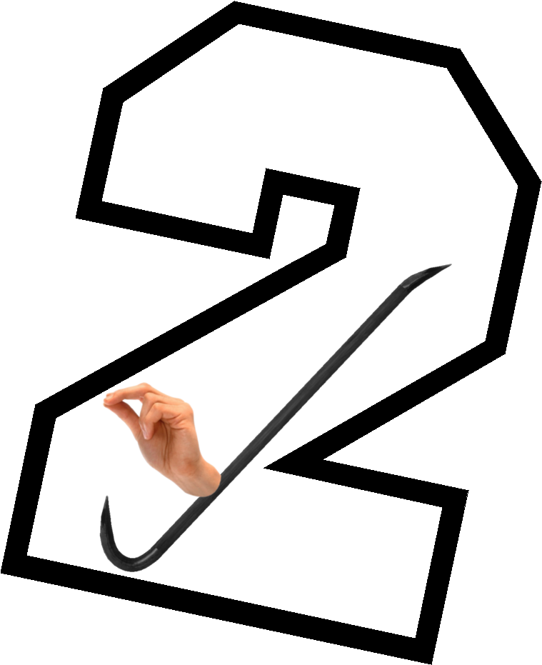 The Crowbar Snaps In Two - Number 2 Coloring Page (816x1056)