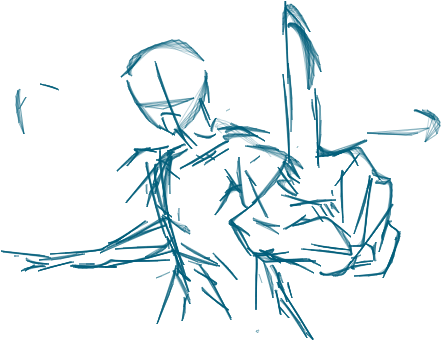 Give Me Poses To Draw D - Sketch (450x340)