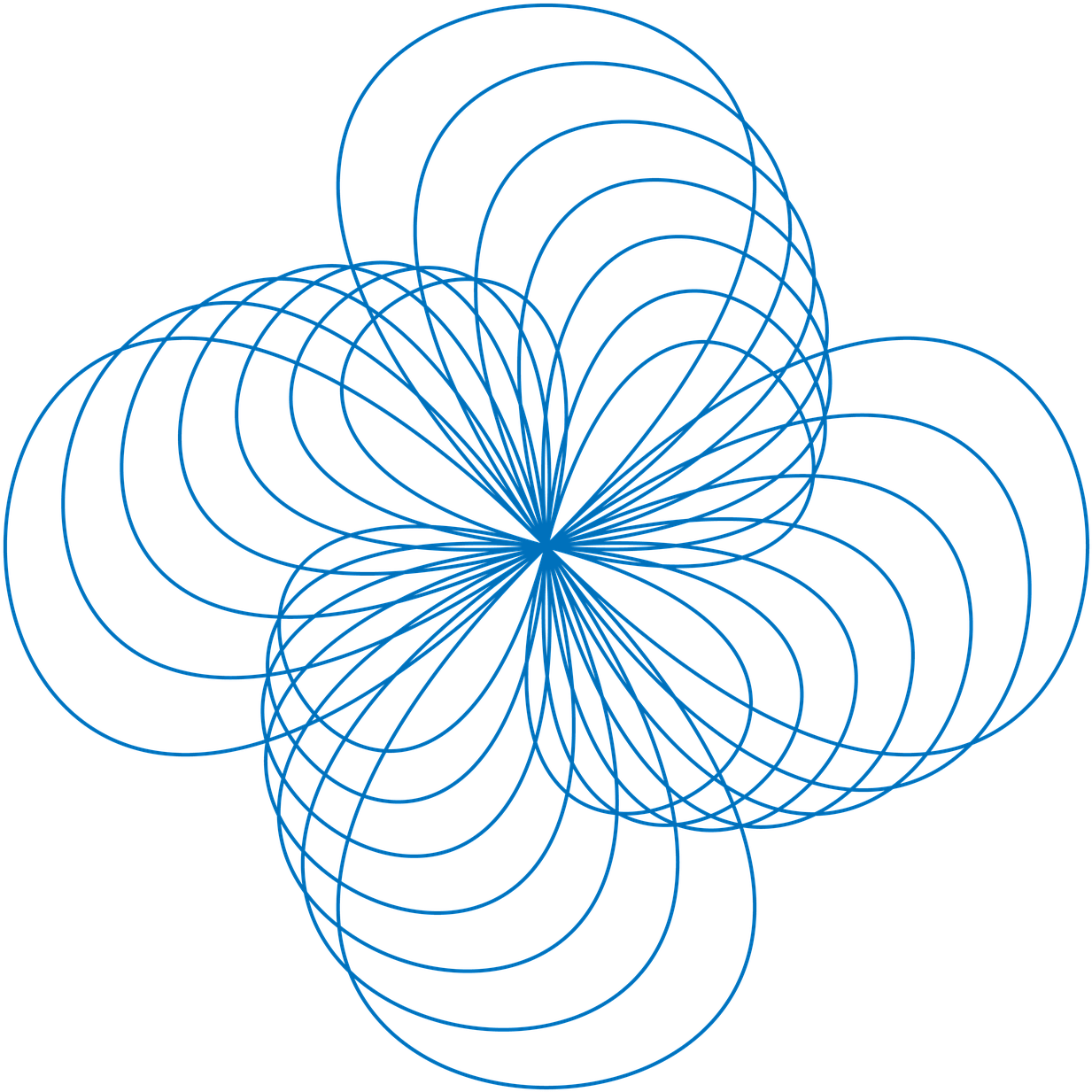 Spirograph Pattern Drawing Png Image - Line Art (1280x1280)