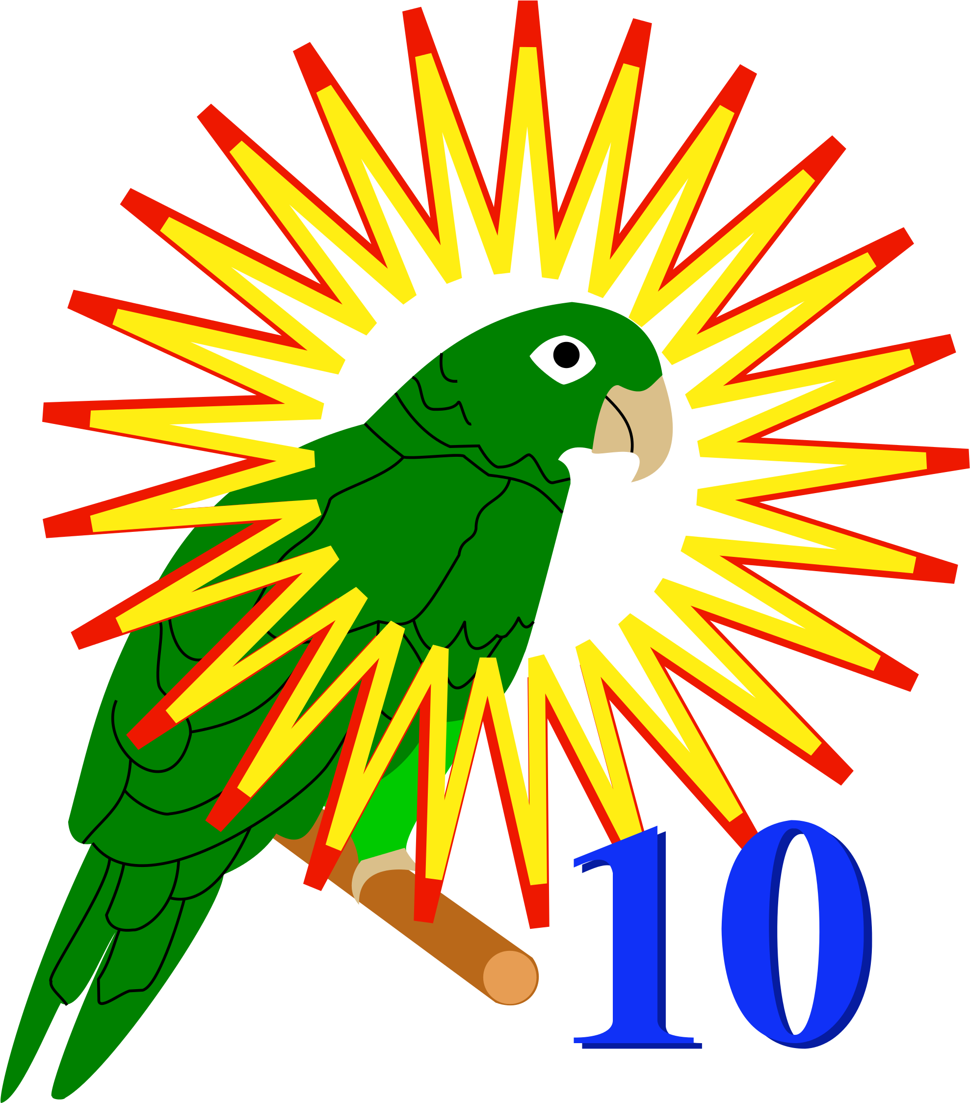 Open - 10 Pistettä Ja Papukaijamerkki (2000x2250)