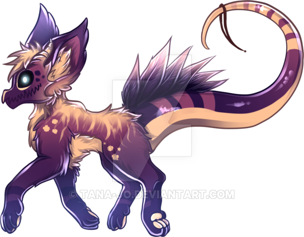 Closed Purple Loki Character Adoptable Auction By Tana-jo - Illustration (600x467)