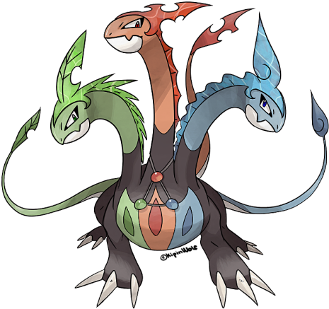 A Very Unique Concept For A Legendary Pokemon With - Water Type Legendary Pokemon (500x481)