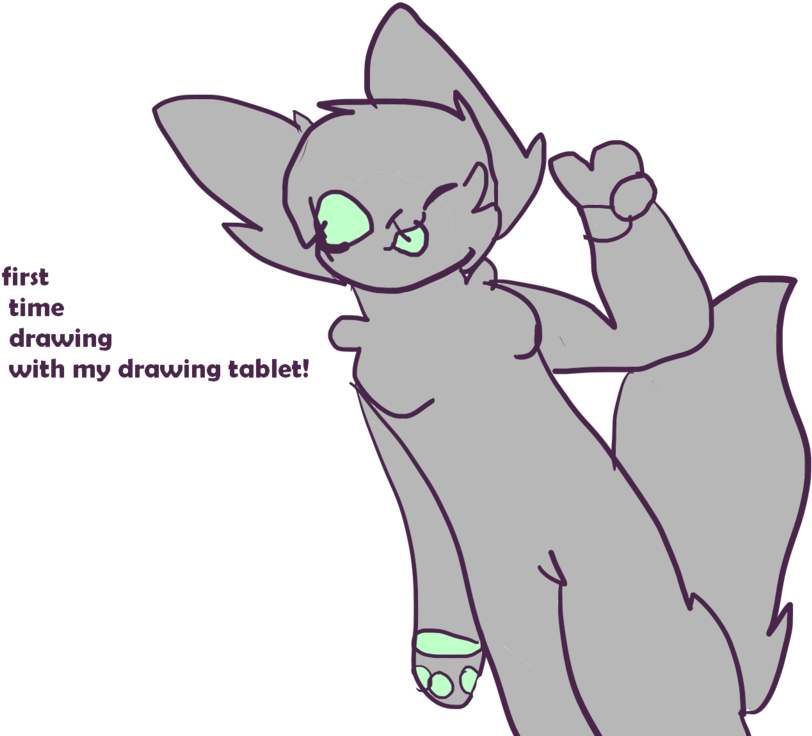 Bad Drawing By Baconsharkx - Bad Drawing Of A Cat (1024x768)