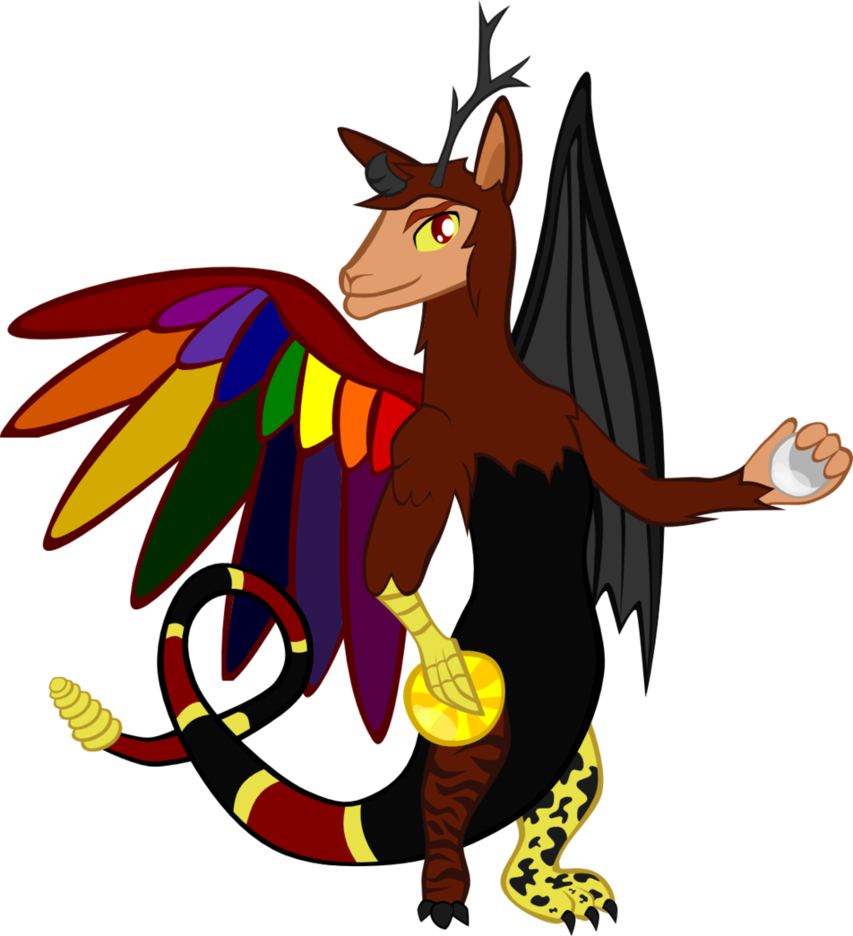 Seven Macaw The Draconequus By Turtlgandalf - Vucub Caquix (853x936)