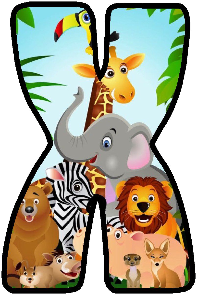 Jungle Safari Png Download Image - Animales De La Selva Animados (804x1200)