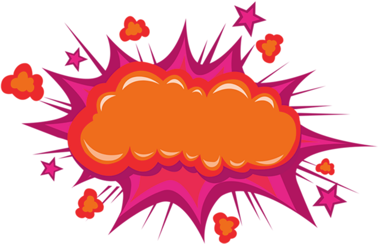 Cartoon Comics Explosion Clip Art - Cartoon Comics Explosion Clip Art (800x800)