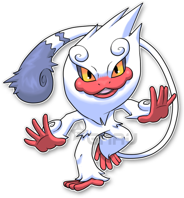 The Hanuman Fakemon By Neliorra - Pokémon (600x648)