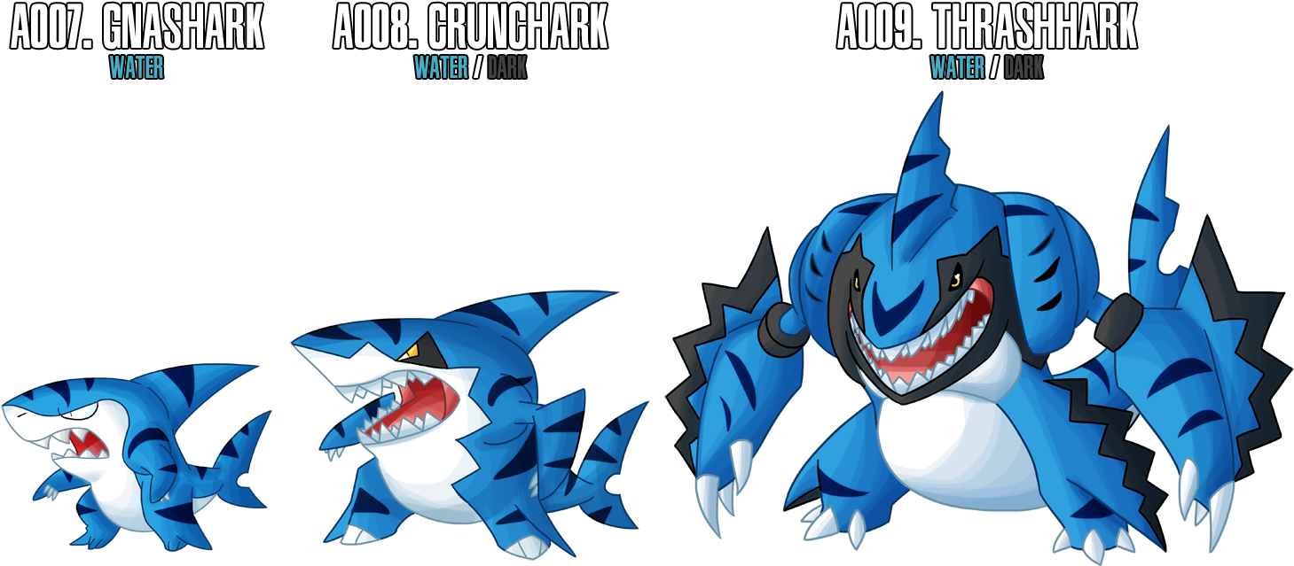 Fakemon - A007 - A009 - Alternate Water Starter By - Fan Made Water Pokemon (1500x672)