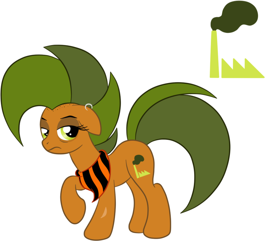 Factory Smog The Earth Pony By Silverromance - My Little Pony: Friendship Is Magic (933x857)
