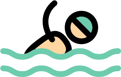 Swimming Free Icon - Olympic Logo For Swimming (512x512)