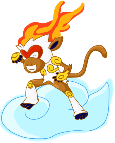 About The Starters - Fire Pokemon With Names (400x489)