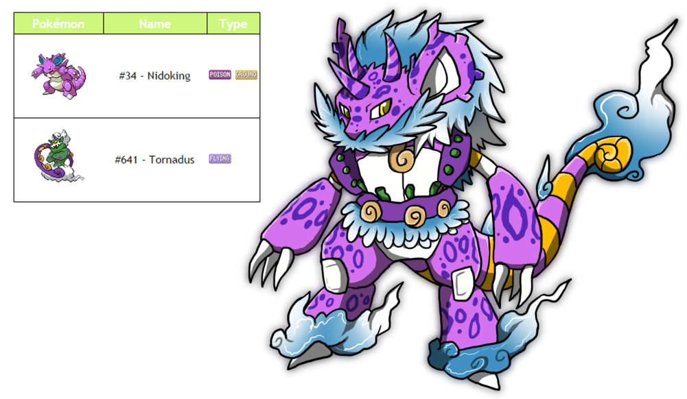 Legendary Fakemon Fusion Poison/flying By Eternity9 - Poison Type Legendary Pokemon (1024x599)