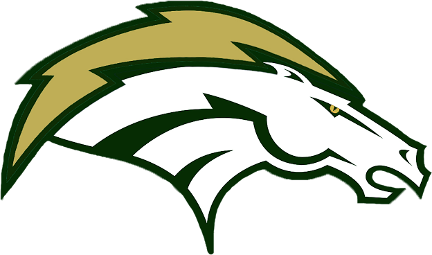 Ayden-grifton Chargers - Denver Broncos Logo Png (624x368)