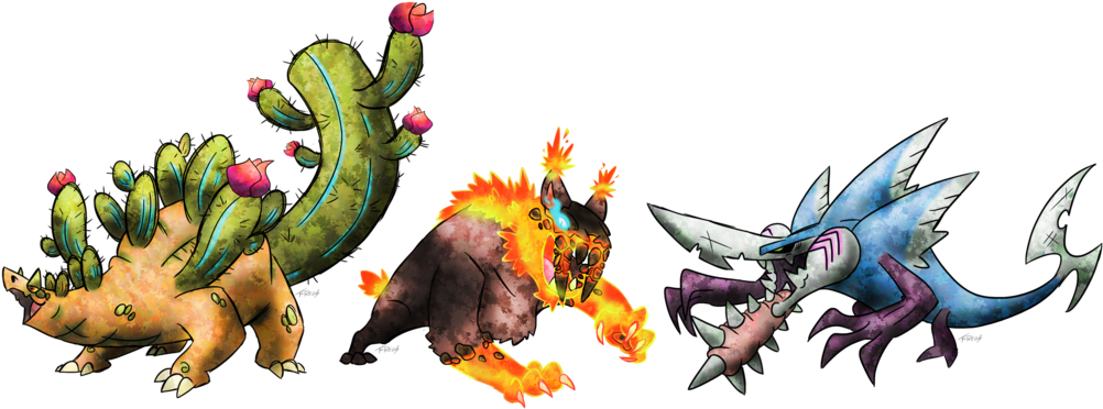 Image Gallery Dinosaur Fakemon - Guilty Pleasure (1024x379)
