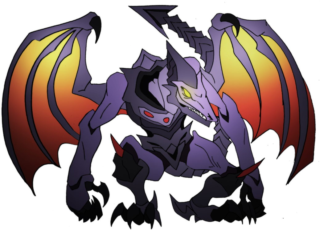 Commish- Masterofnintendo's Ridley Design By Nickonplanetripple - Design (1055x757)