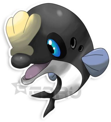 Picture, The Porpoise Fakemon By Neliorra - Porpoise Fakemon (600x600)
