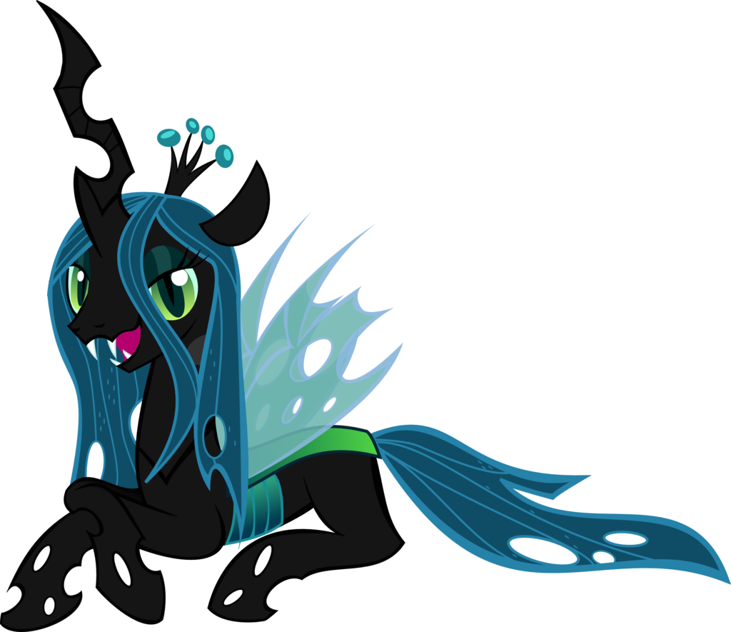 Queen Chrysalis By Theshadowstone Queen Chrysalis By - Mlp Queen Chrysalis Siting (1024x885)