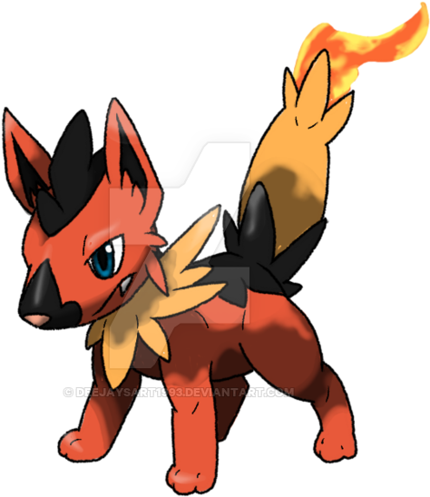 Fake Fire Starter Sninarl By Deejaysart1993 - Fake Fire Starter Pokemon (600x618)