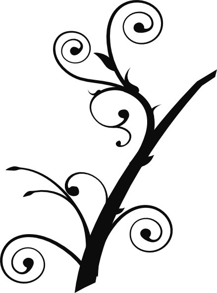 Tree Branch Clip Art (438x592)