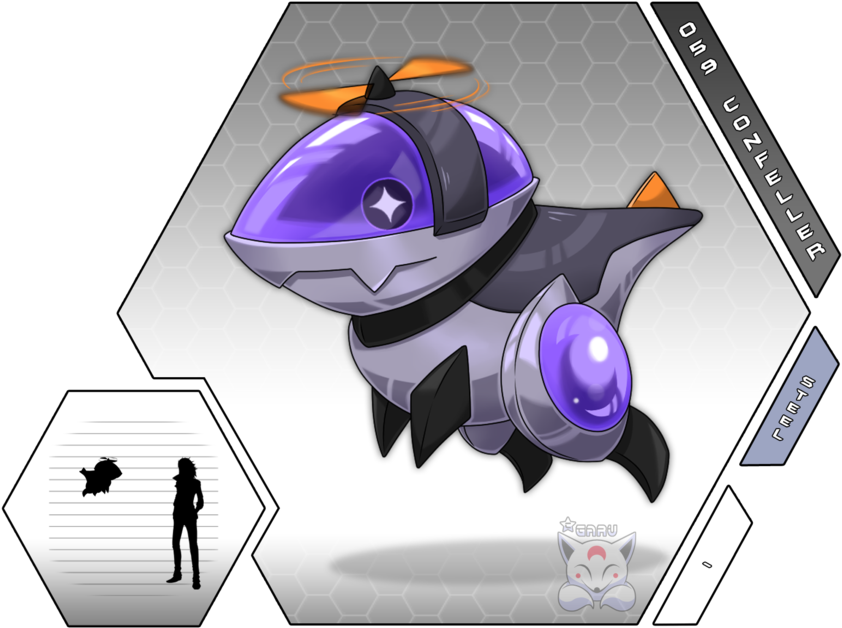 #058 Nightmerus Underworld Fakemon Type - Fakemon Robot (900x655)