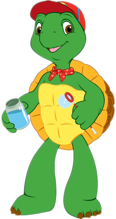 Franklin And Friends - Franklin Turtle From Cartoon (408x756)