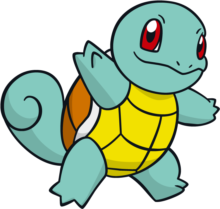 Squirtle Pokemon Character Vector Art - Pokemon Vector (800x800)