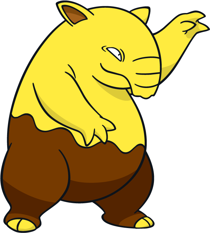 Drowzee Pokemon Character Vector Art - Pokemon Drowzee (800x800)