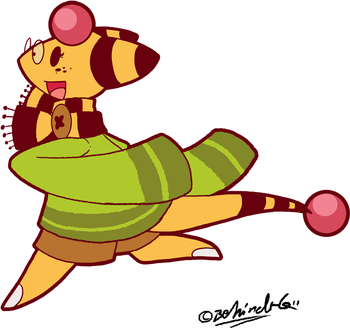 Sleeves In The Wind By Tamarinfrog - Cartoon (873x765)