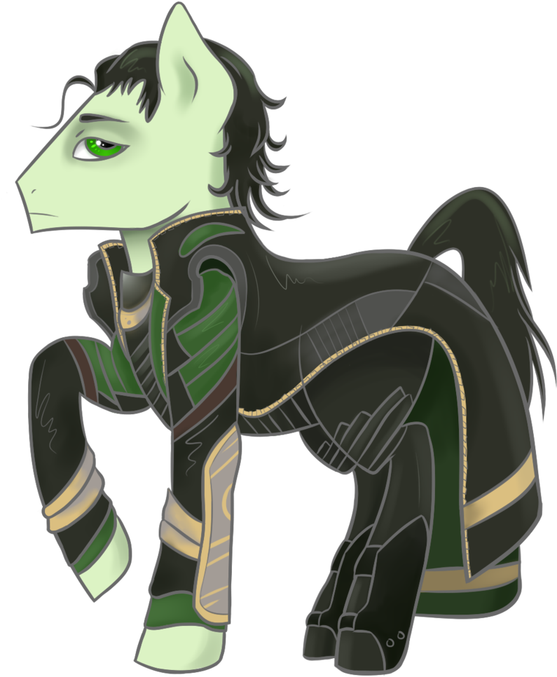 Ponified Loki By Cloudbrownie - Loki (900x1171)
