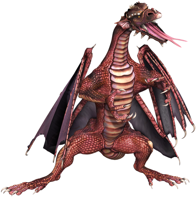 Fire Breathing Dragon Pictures 14, - Standing Dragon (743x720)