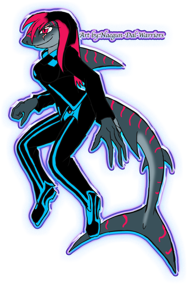 Omg Tis Look So Cute I Have Sharksona Too And She's - Cartoon (786x1017)