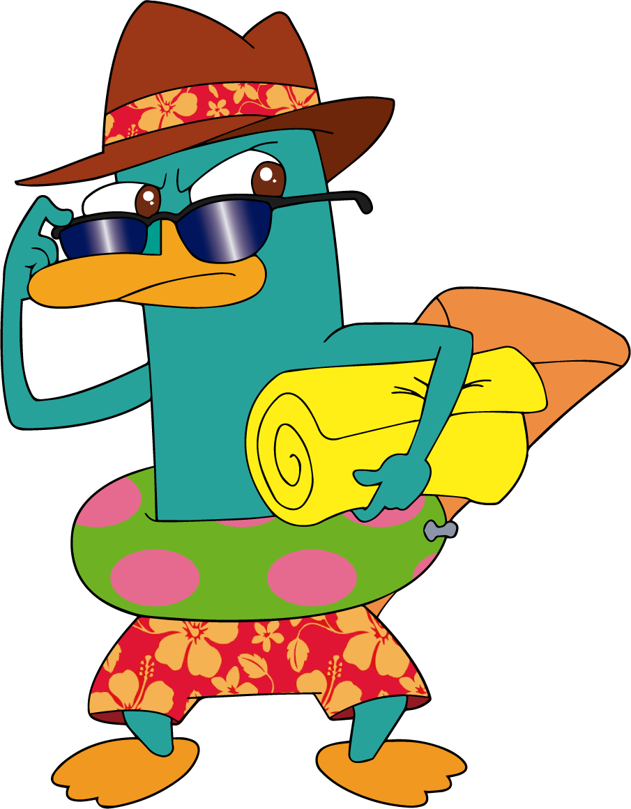 Perry The Platypus In Summer Clothes By Markdekabreak - Perry The Platypus With Clothes (905x1161)
