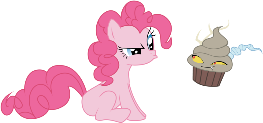 Pinkie Pie Princess Luna Cupcake Muffin Pink Mammal - Cartoon (900x540)