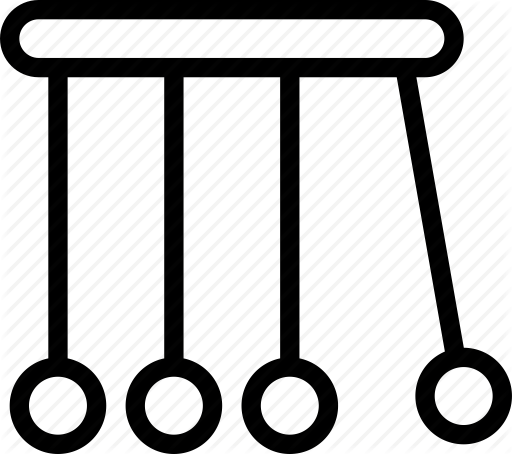 Pendulum Clipart Physics - Momentum Clipart (512x454)