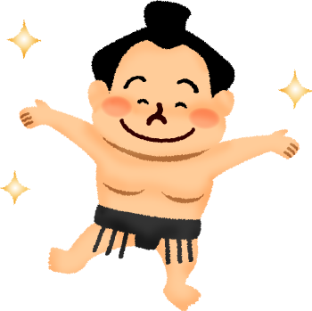 Happy Sumo Wrestler - Rikishi (350x349)