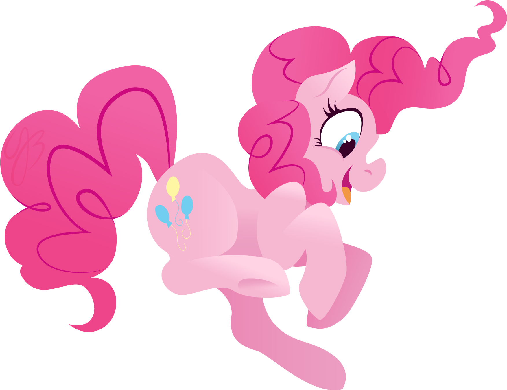 Pony Fluttershy Derpy Hooves Pink Mammal Vertebrate - Cartoon (1800x1400)