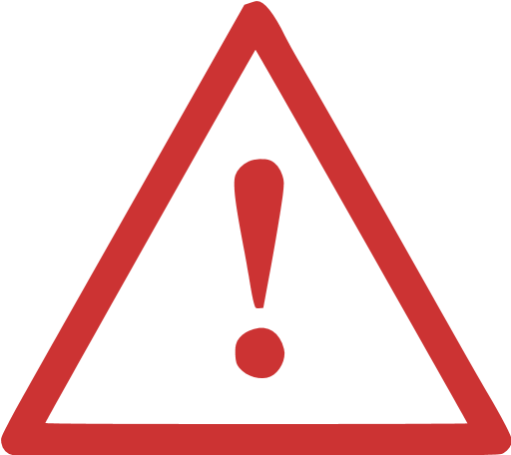 Persian Red Warning 28 Icon - Attention Icon (512x512)