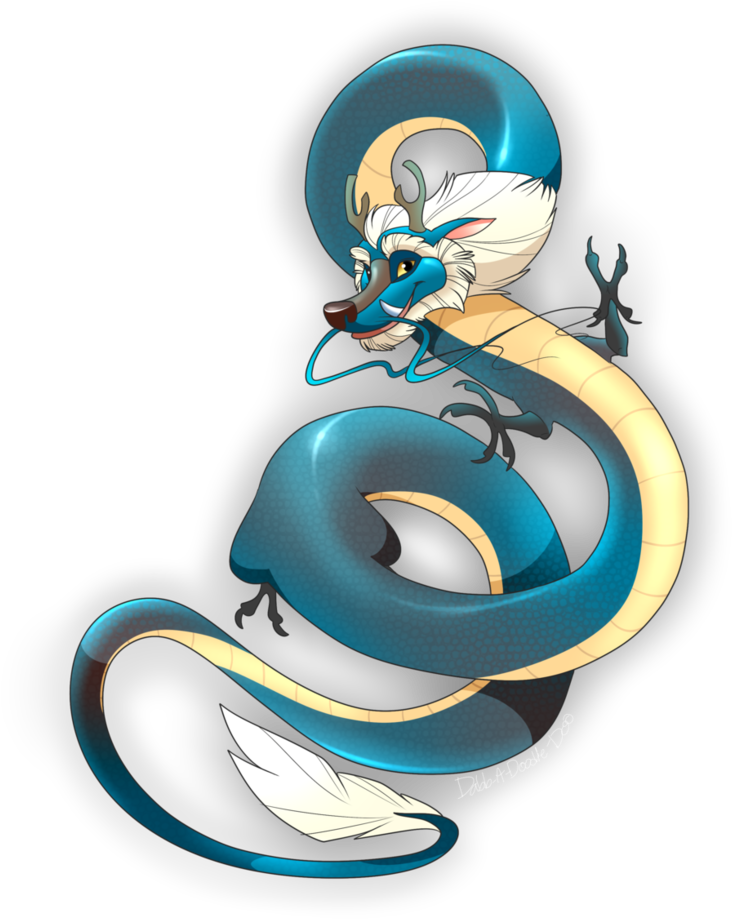 Chinese Lung By Rawri-tea - Chinese Dragon (836x955)