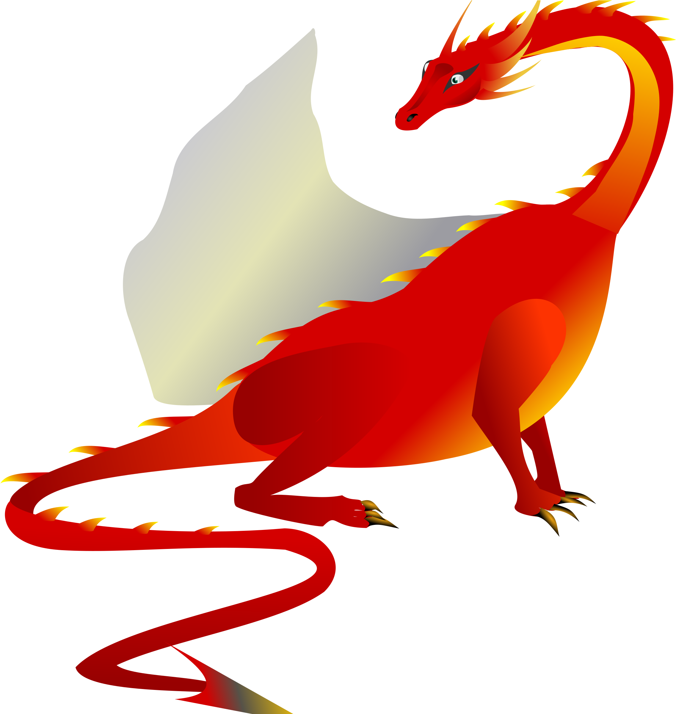 Dragon Fire Breathing Clip Art - Dragon Fire Breathing Clip Art (3200x2400)
