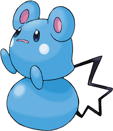 Azurill Spins Its Tail As If It Were A Lasso, Then - Pokemon Azurill (475x475)
