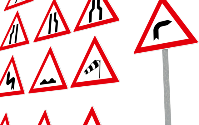 Elegant Largef Largef With Red Road Sign Png - Traffic Sign (800x400)